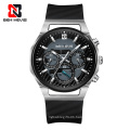 Ben Nevis BN6025G  brand foreign trade popular business curved shell men's multi-functional three eyes real six needle watch man